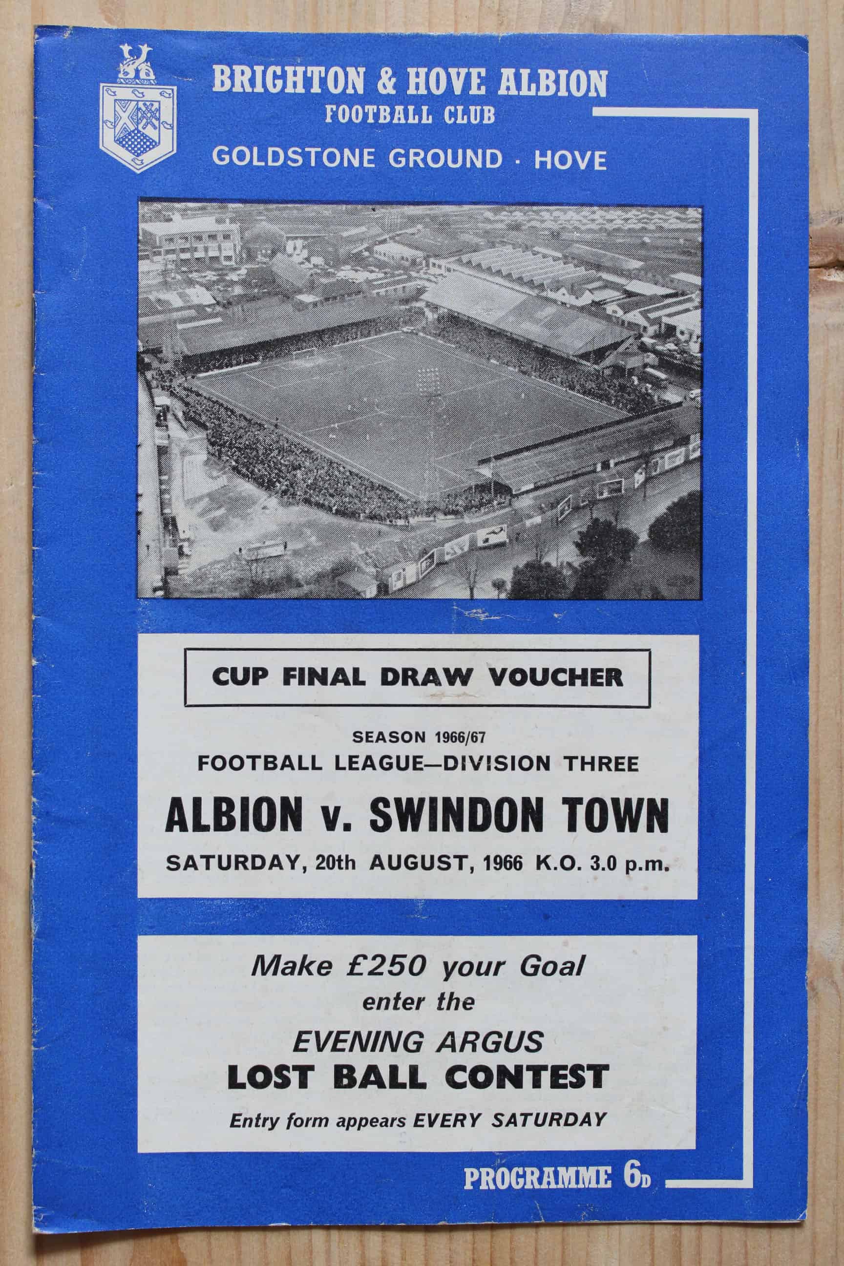 Brighton & Hove Albion FC v Swindon Town FC